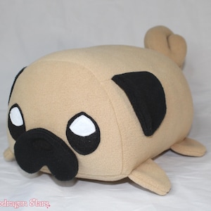 Pug Plushie - Ready to Ship! - Pug Stuffed Animal - Gifts for Pug Lovers - Pug Dog Gifts - Pug Plush Toy - Pug pillow - Kawaii Pugs