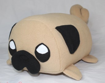 Pug Plushie - Ready to Ship! - Pug Stuffed Animal - Gifts for Pug Lovers - Pug Dog Gifts - Pug Plush Toy - Pug pillow - Kawaii Pugs