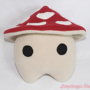 Little Mushroom Friend - mushroom plushie - mushroom guy - cottagecore plush - Kawaii Mushroom - Small Plush - Amanita mushroom