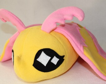 Rosy Maple Moth Plush - Ready to Ship! - Moth Plushie - Pastel Goth Decor - Kawaii Toys - Bug plushie - Moth Wings - Lolita Accessories