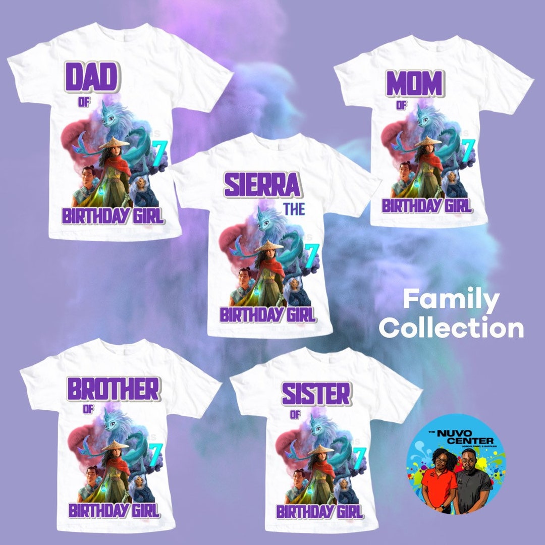 Gray Family Raya Raya and the Last Dragon Family Collection Digital Template - Etsy