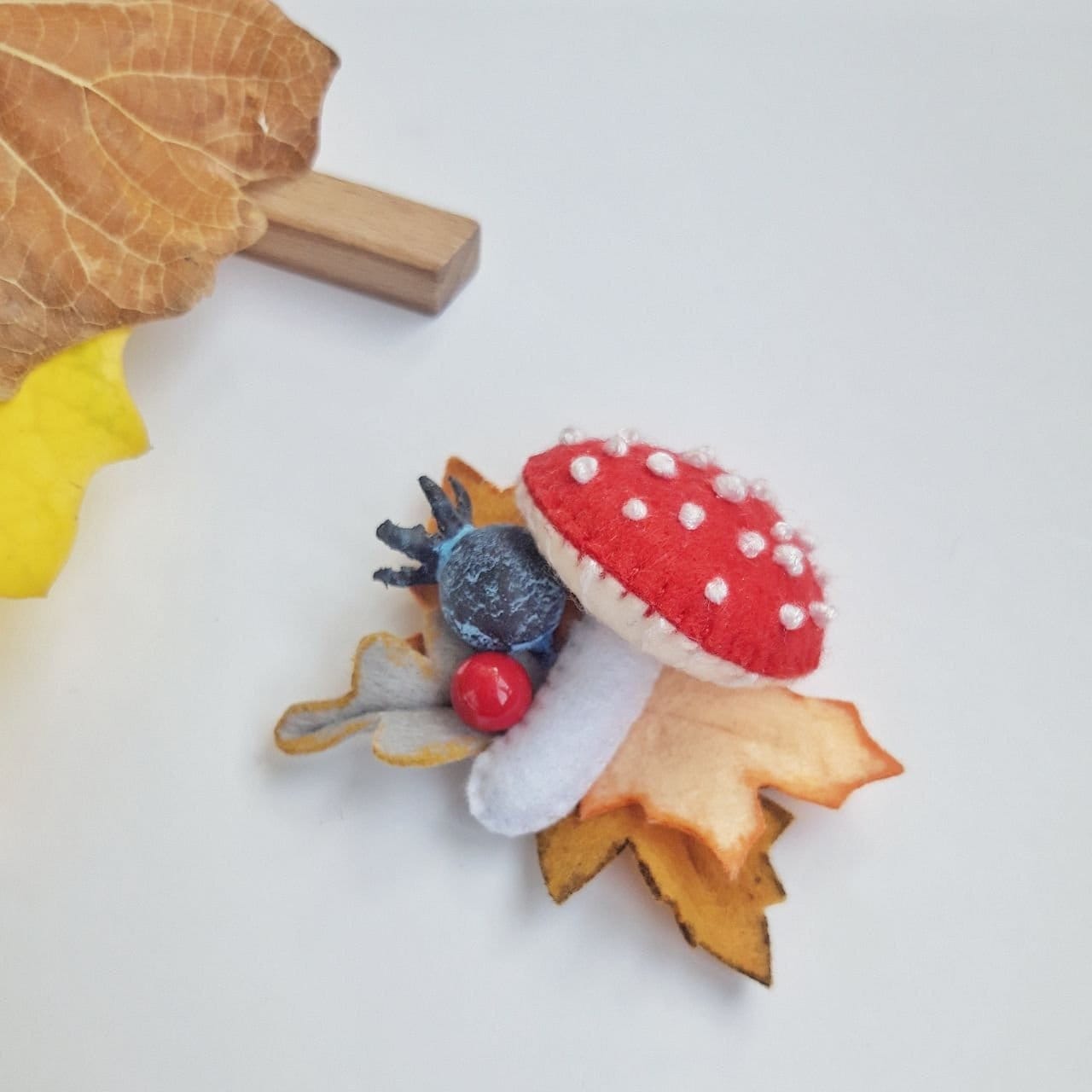 Mushroom Scissor Fob, Scissor Keeper, Crochet Tools, Gift for Her