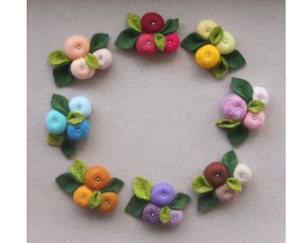 Beeren Haarspangen, Wald Haarschmuck, Obst Haarspange, Sommer Accessoire, Herbst Beere Haarspange, Blumen Geburtstag Party Zubehör