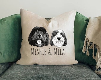 Custom Pet Photo Pillowcase: Personalized Dog or Cat Memorial Gift