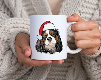 Custom Pet Photo Christmas Mug, Personalized Dog Cat Mug