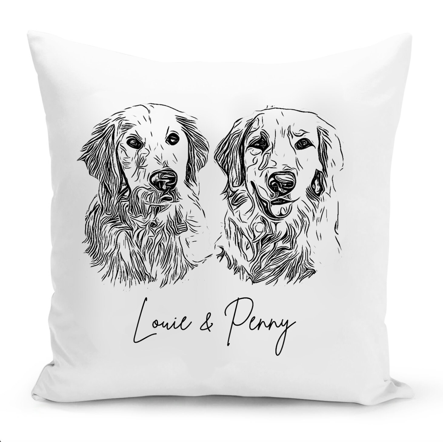 Custom Pet Photo Pillow Pet Gifts Personalized Pet Pillow Etsy