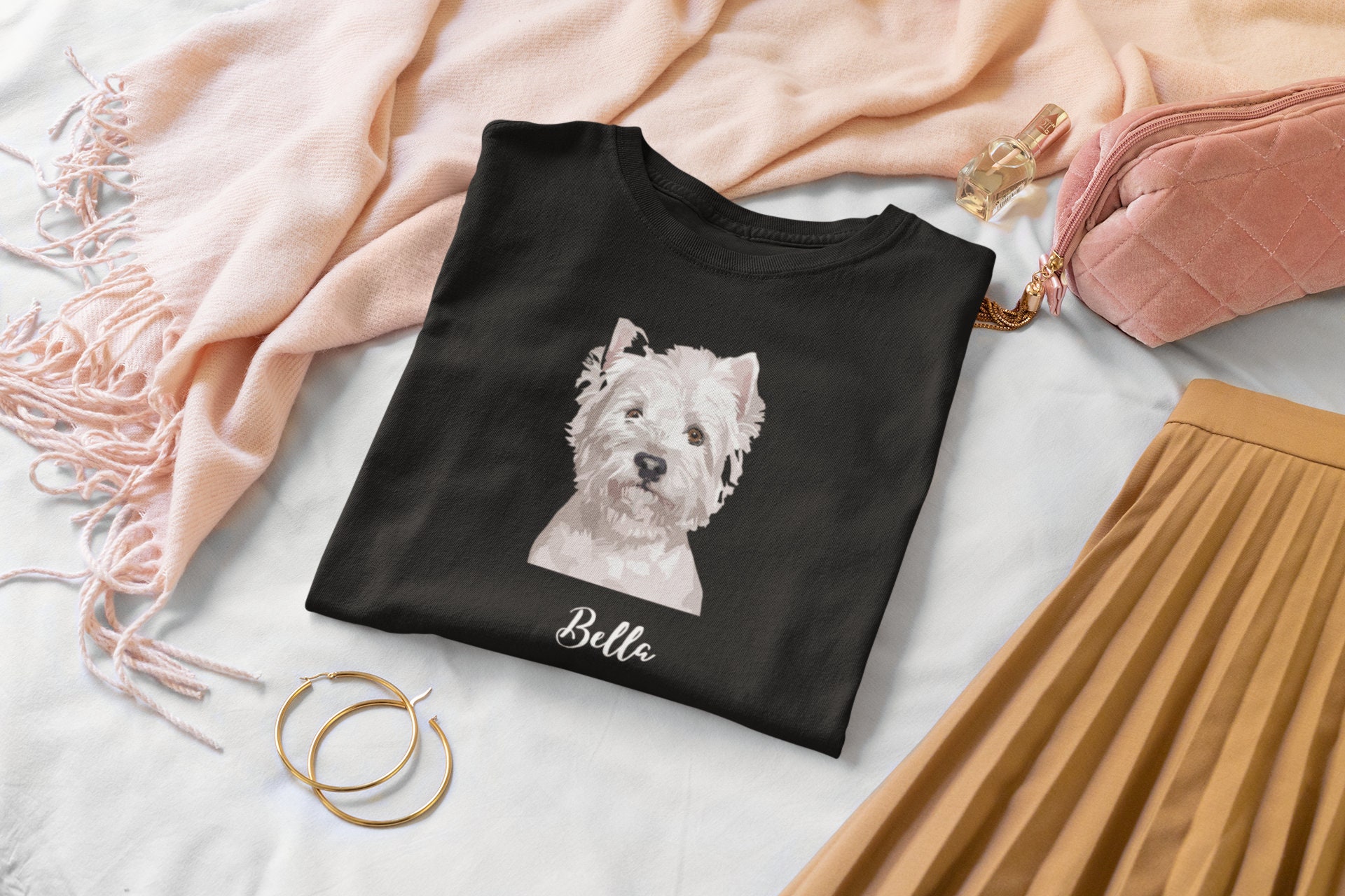 Custom Dog T-shirt UNISEX Pet Face T-Shirt Personalized | Etsy