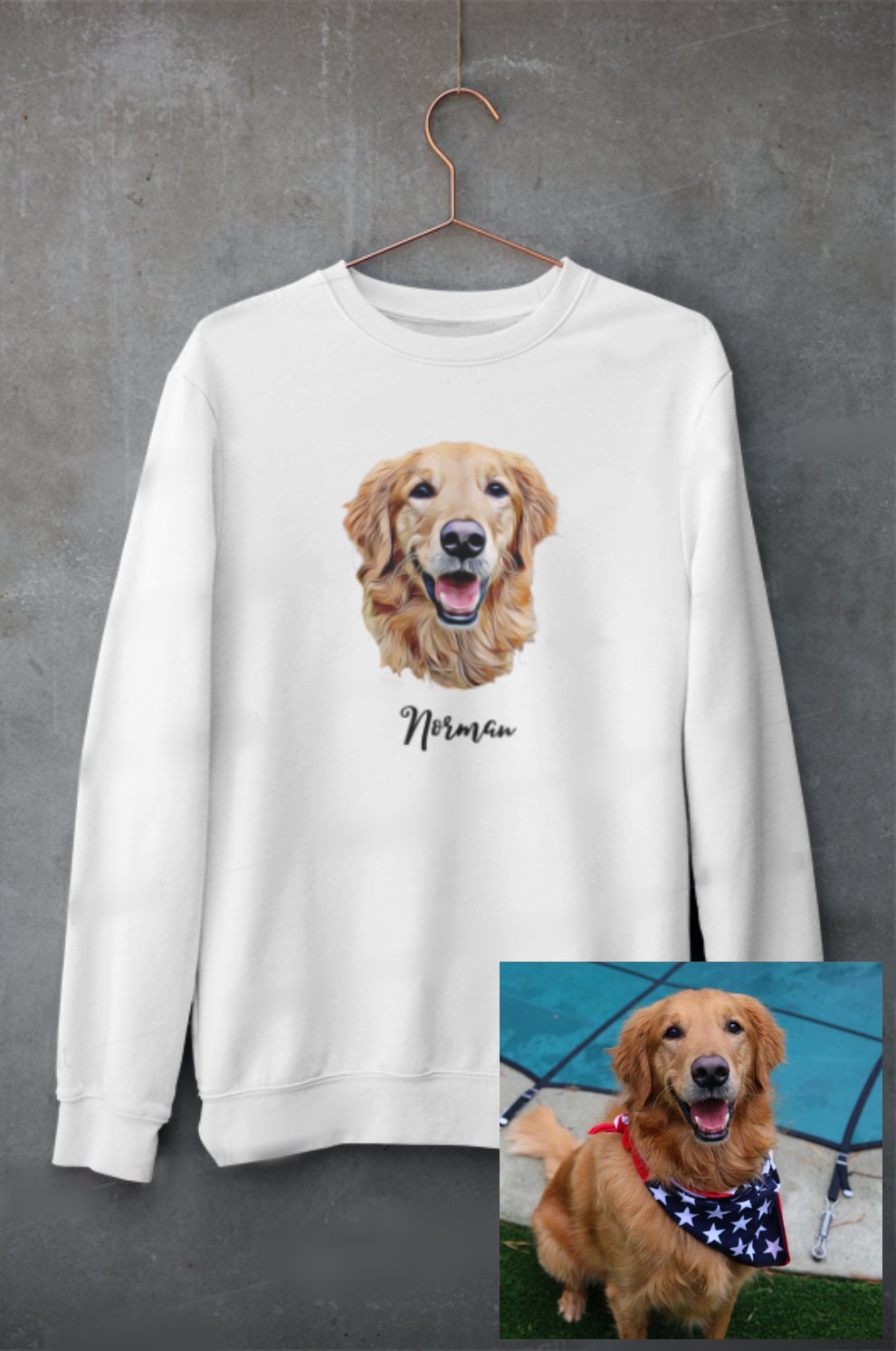 Personalized Pet Sweatshirt Unisex | Etsy