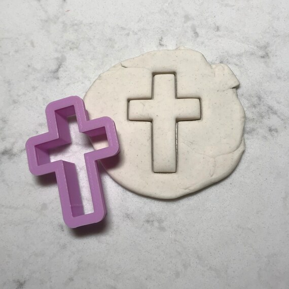 Cross Cookie Cutter Christian Cross Cookie Cutter PLA Cookie Etsy