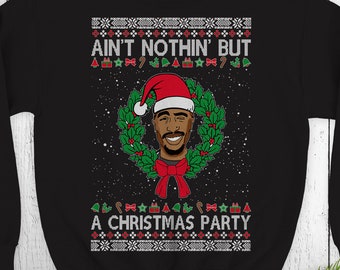 tupac christmas sweater