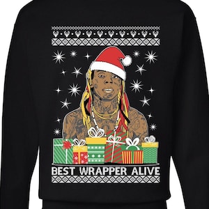 Lil wayne christmas sweater hotsell