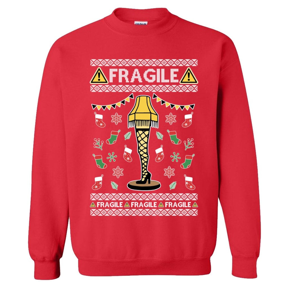 Fragile ugly sweater sale