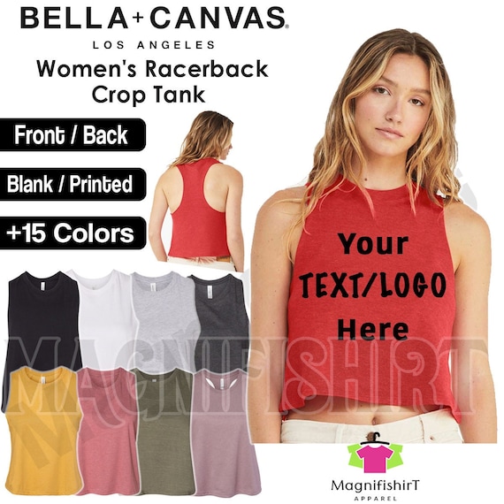 Bella canvas crop clearance tank
