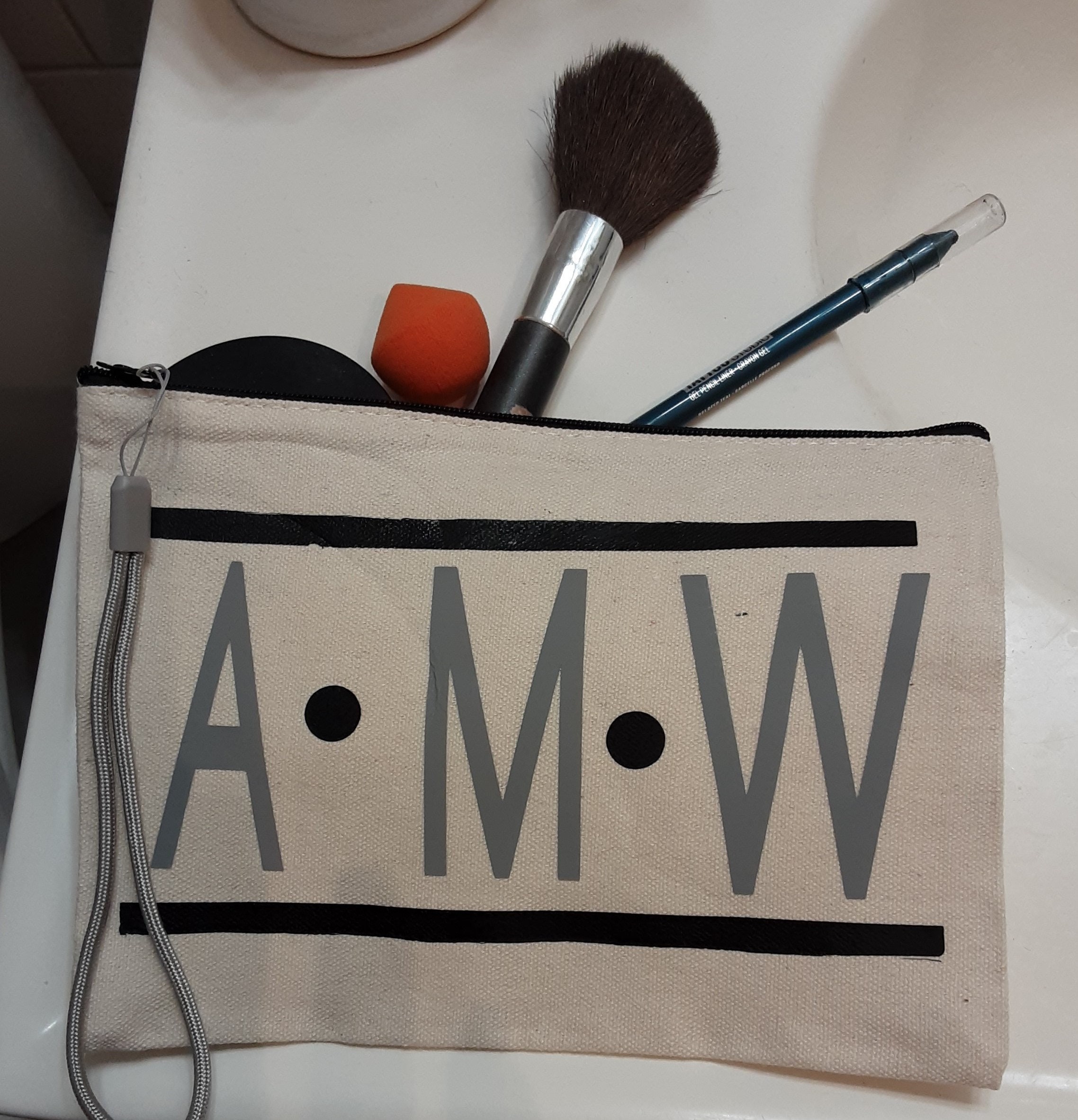 Personalized cosmetic bag Etsy