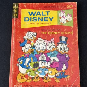 Vintage 1972 Walt Disney Comics Digest #34 Special Edition Disney Ducks Donald