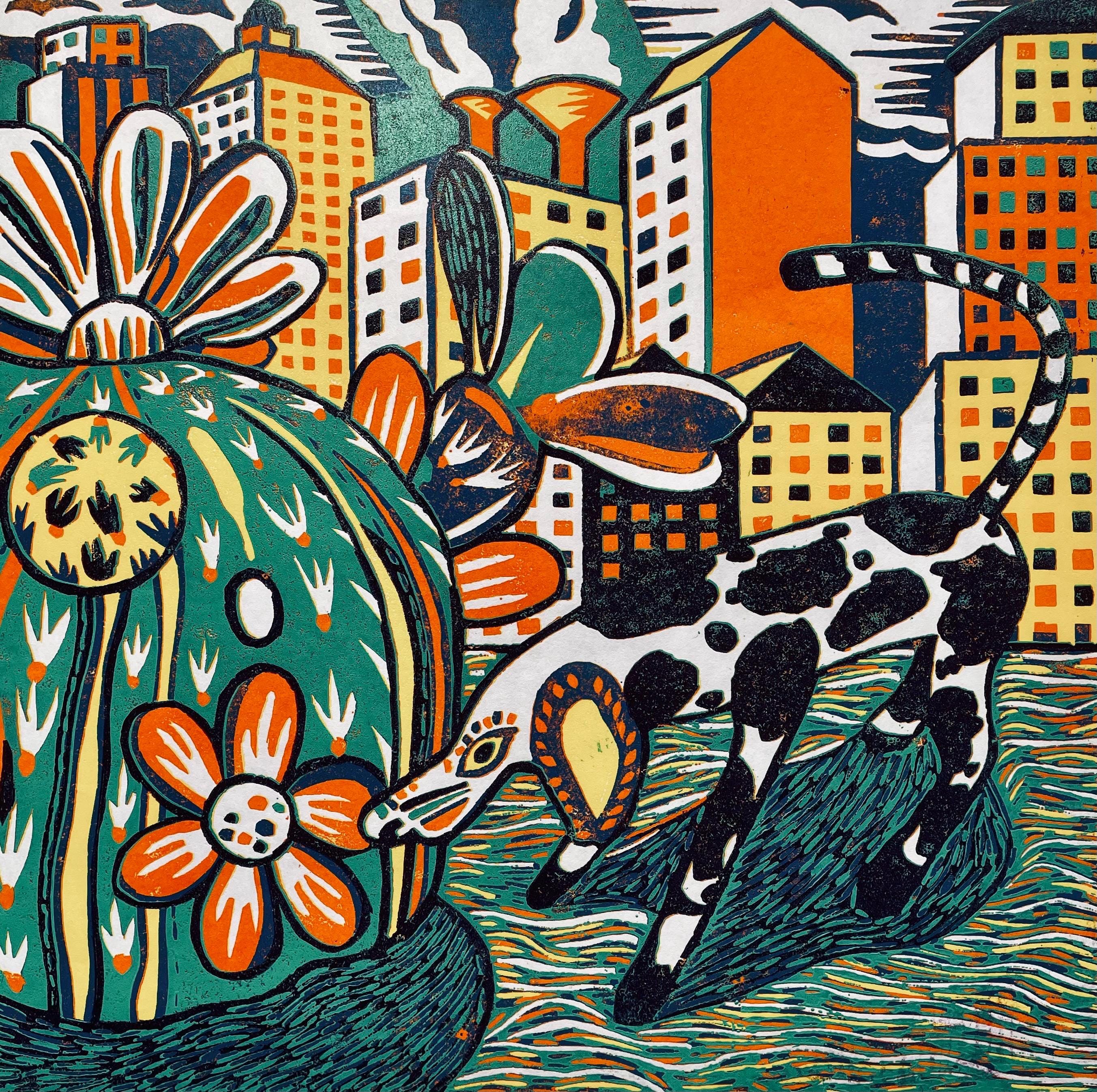Oaxaca Lino Prints - Etsy