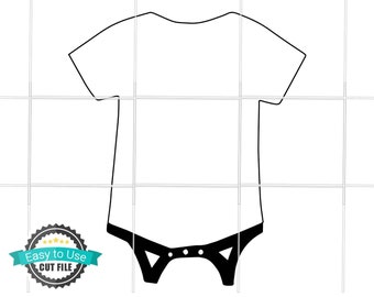 Download Baby Onesie Outline Etsy