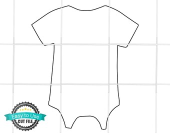 Download Baby Onesie Outline Etsy