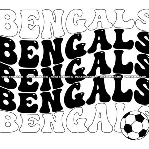 Bengals Football SVG Bengals Cut File Bengals DXF Bengals - Etsy