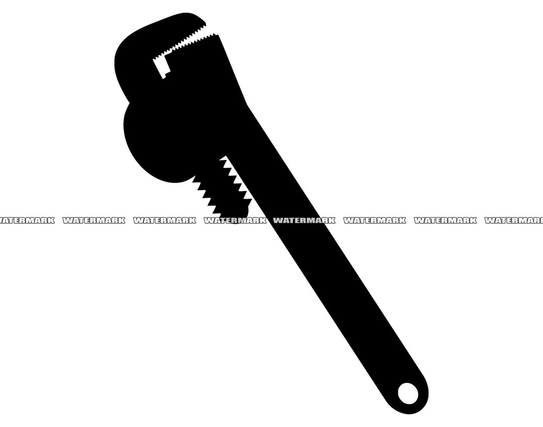 Pipe Wrench SVG Pipe Wrench Cut File Pipe Wrench DXF Pipe Etsy Canada