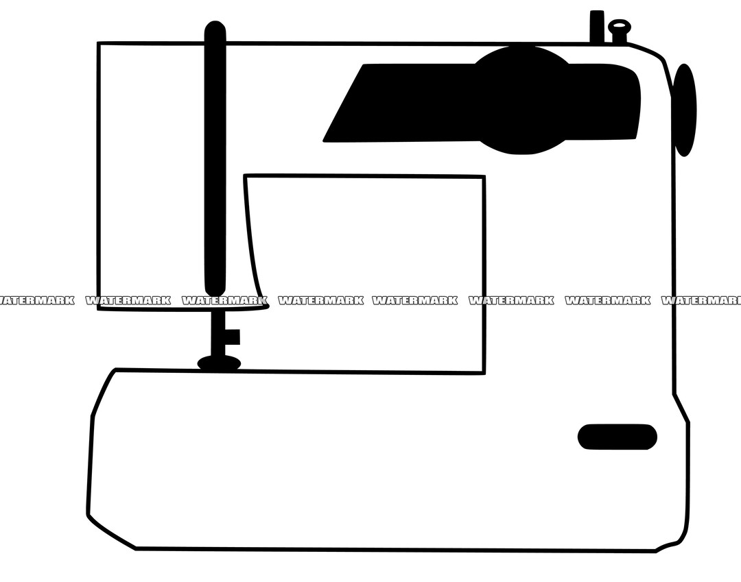 Sewing Machine SVG 2 Sewing Machine Cut File Sewing Etsy