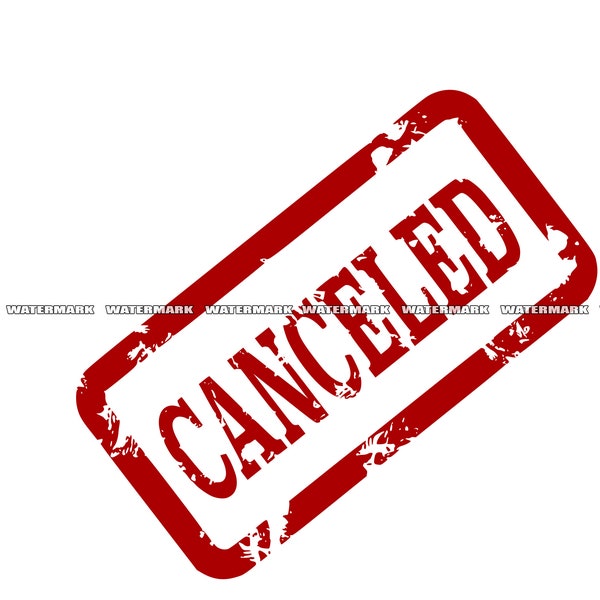 Canceled Stamp SVG, Canceled Stamp Cut File, Canceled Stamp DXF, Canceled Stamp PNG, Canceled Stamp Clipart, Canceled Stamp Silhouette