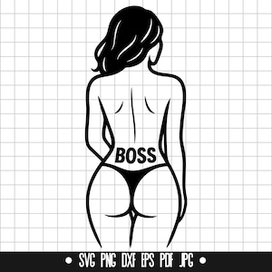 Boss Frau geschnitten Datei