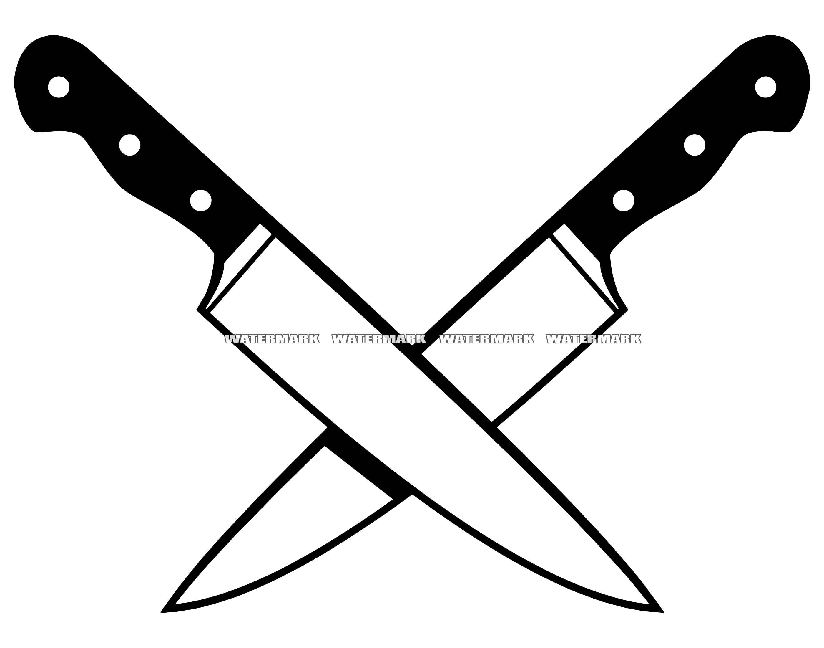 Knife SVG 5 Knife DXF Knife PNG Knife Clipart Knife Etsy