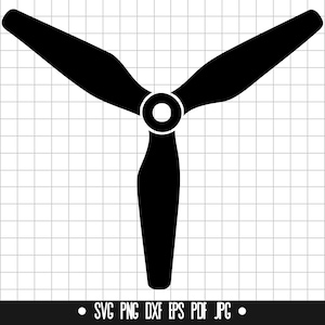 Elica SVG, Elica PNG, Elica DXF, File di taglio, Clipart, File digitale, File Svg, Silhouette, Download istantaneo