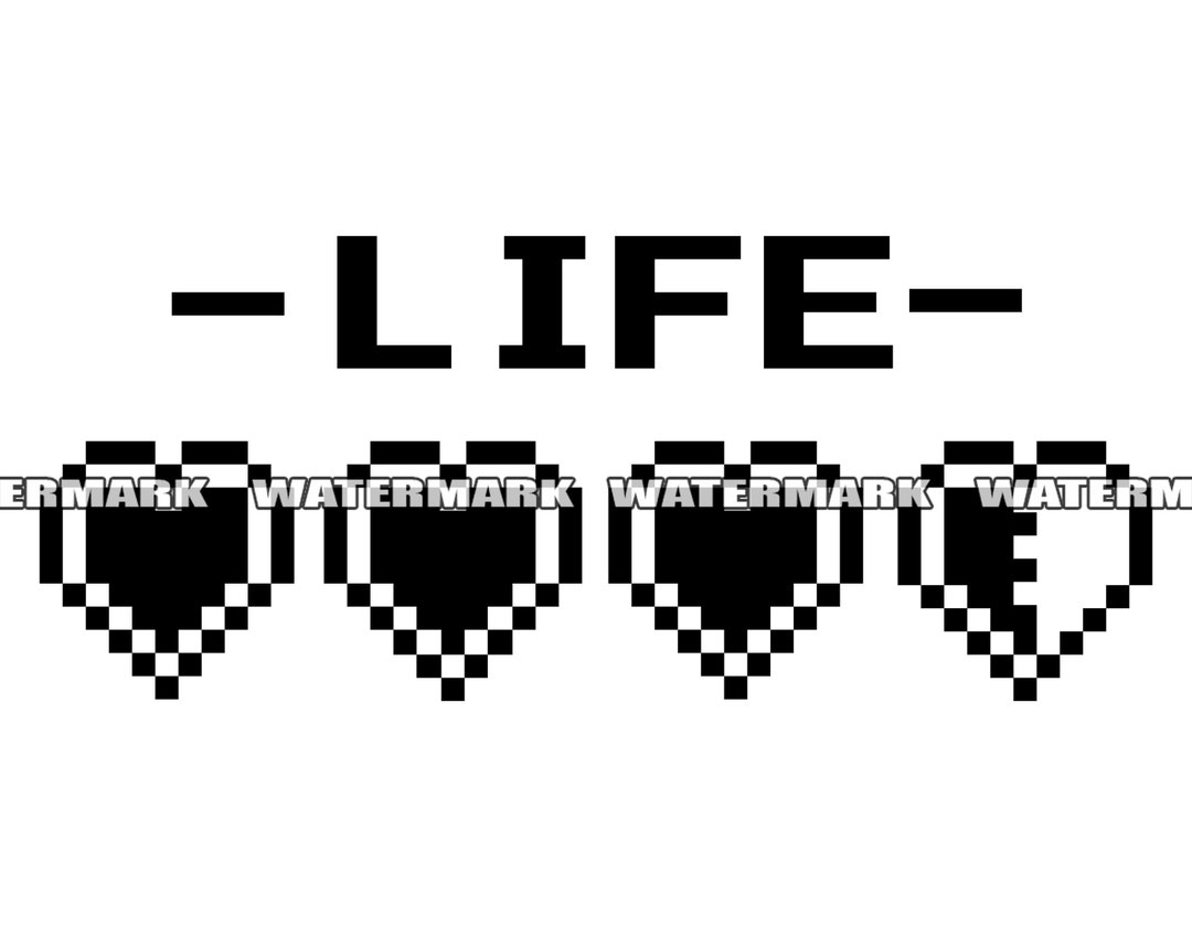 Life Pixel Game SVG, Life Pixel Game Cut File, Life Pixel Game DXF ...