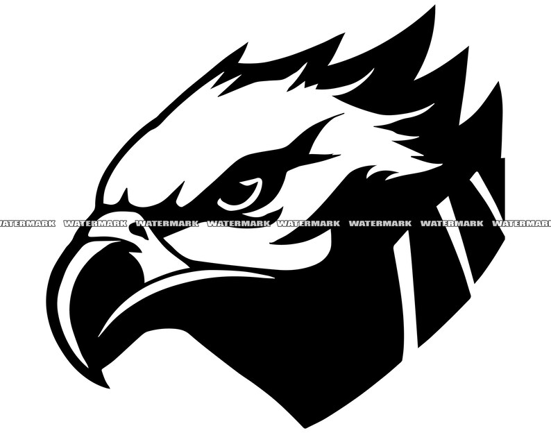 Hawk SVG, 1, Hawk Cut File, Hawk DXF, Hawk PNG, Hawk Clipart, Hawk