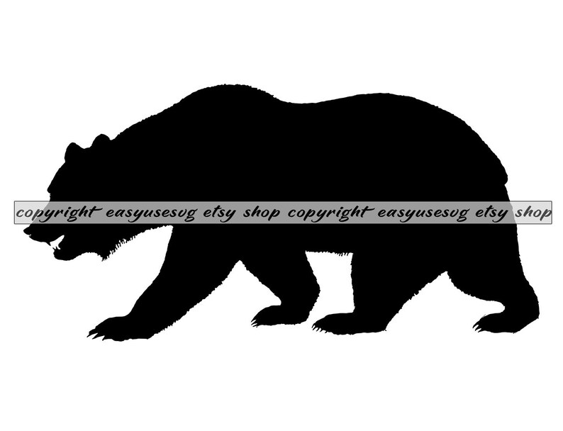 Bär SVG DXF PNG Clipart Silhouette Cut File | Etsy