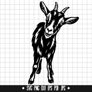 ヤギSVG、面白いヤギSVG、家畜SVG、ヤギの頭SVG、子ヤギSVG、ヤギのクリップアートSVG、農場SVG、かわいいヤギSVG