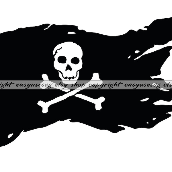 Pirate, Pirate Flag, Pirate Flag SVG, Pirate Flag SVG cut file, Pirate Flag DXF, Pirate Flag png, Pirate Flag silhouette