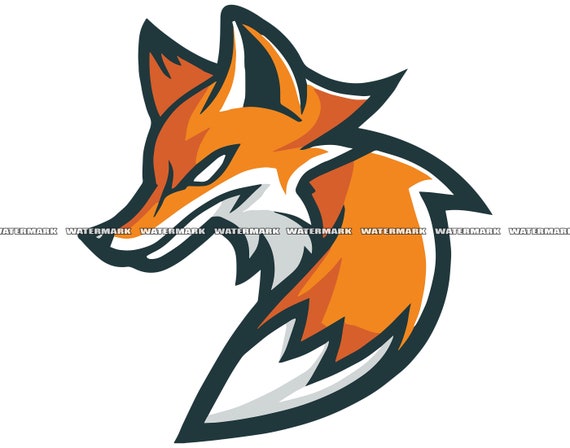 Fox SVG #1 Mascot Design Sports Team School Esport Vector Cut File PNG  Clipart Silhouette Cricut