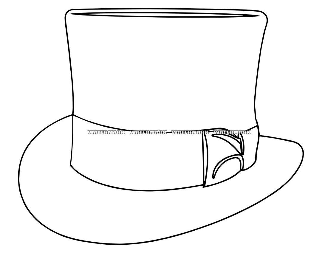 Top Hat SVG 4 Top Hat DXF Top Hat PNG Top Hat (Download Now) Etsy