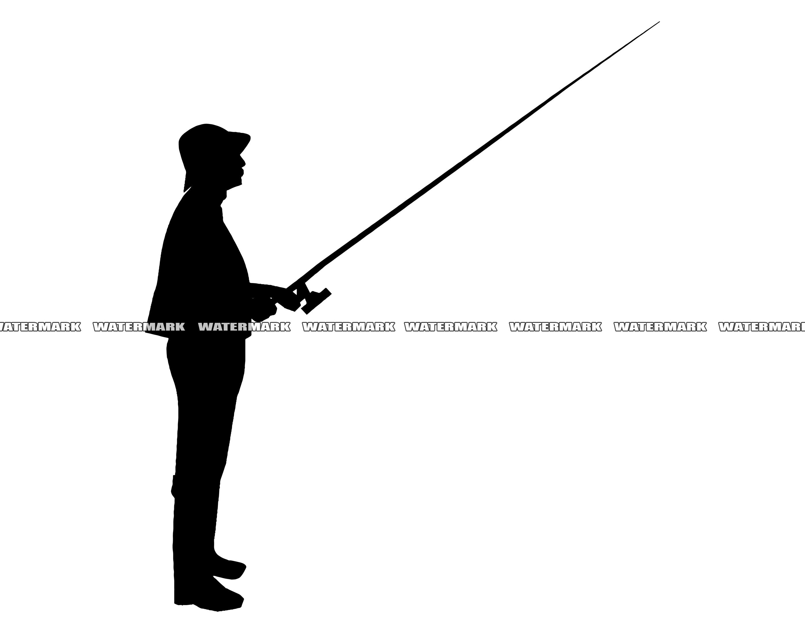 Fisherman SVG Fisherman Cut File Fisherman DXF Fisherman Etsy UK