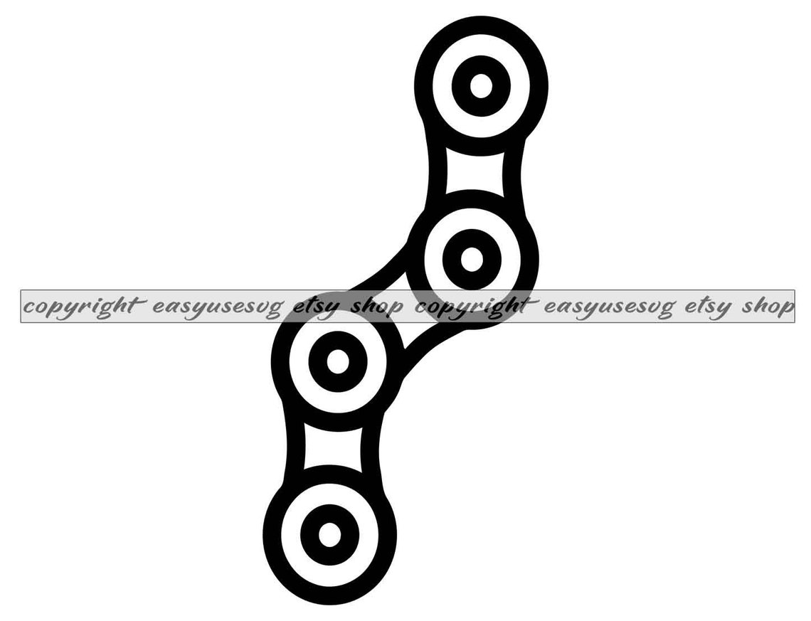 Bicycle Chain SVG Bicycle Chain DXF Bicycle Chain PNG Etsy
