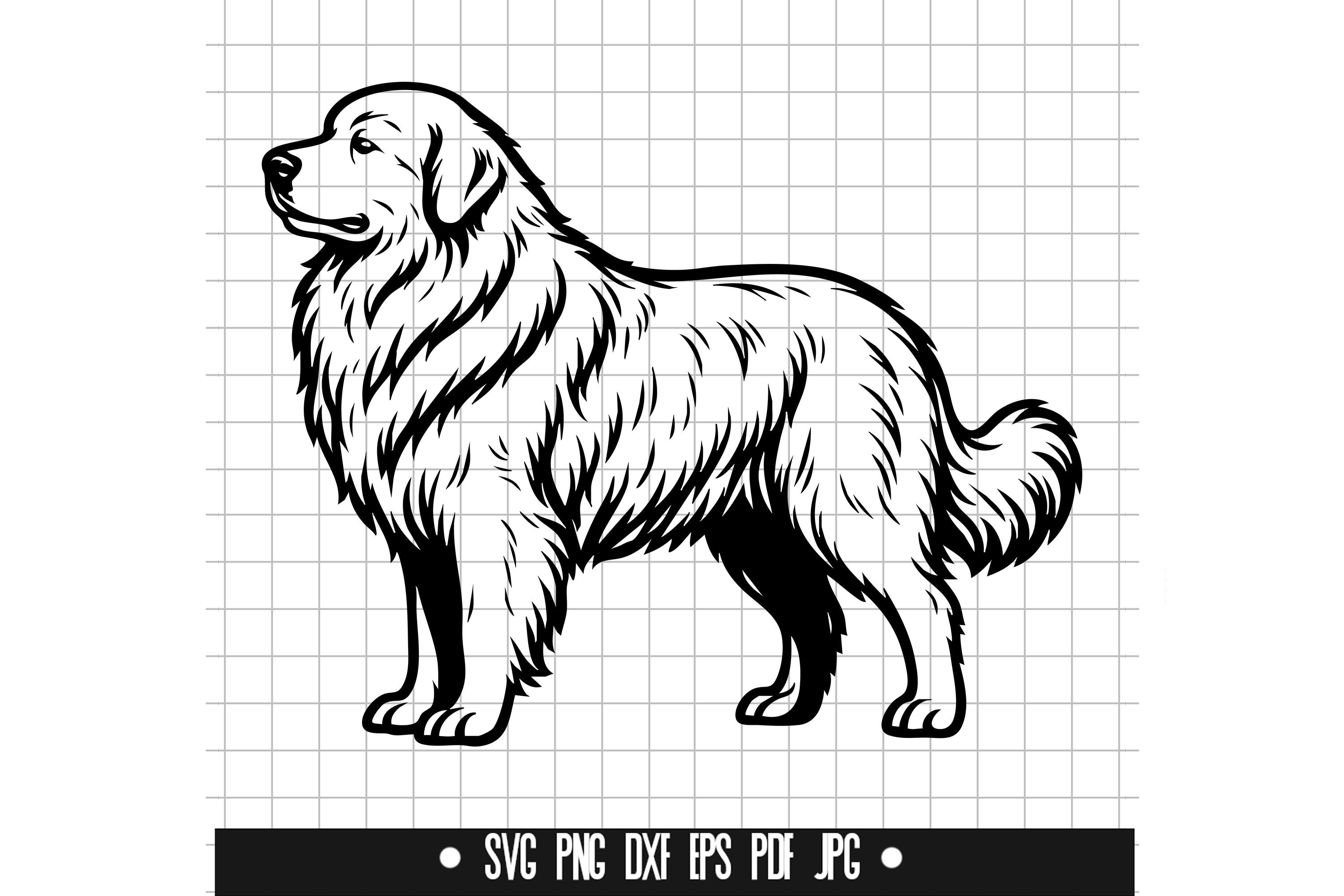 Great Pyrenes SVG, Great Pyrenes PNG, Great Pyrenes DXF, Great Pyrenes Silhouette, Great Pyrenes Cut File, Great Pyrenes Clipart