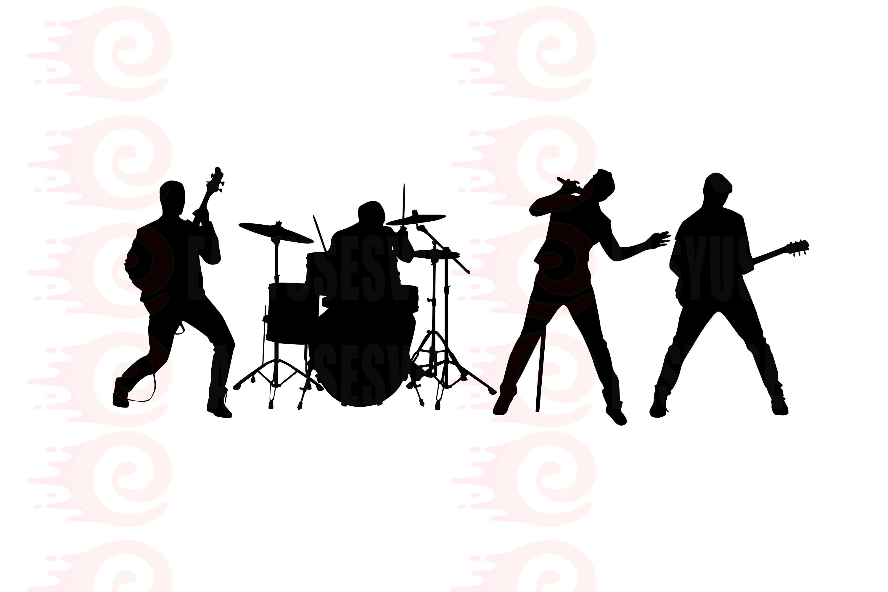 Rock N Roll SVG Bundle Rock Music Svg Png Dxf Eps Pdf 