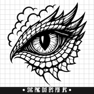 Drachenauge SVG, Reptil Auge DXF, Fantasy Auge PNG, Auge geschnitten Datei, Clipart, digitale Datei, svg Datei, Silhouette