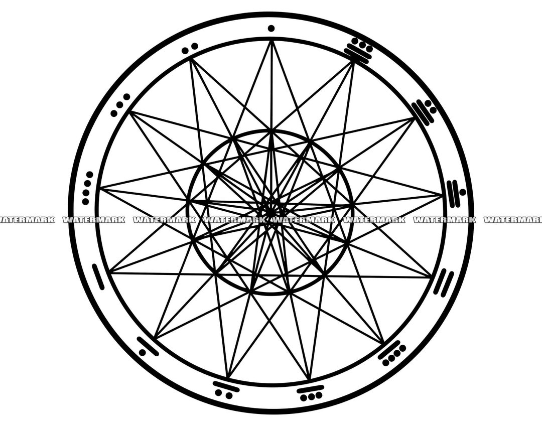 Maya Calendar SVG Maya Calendar Cut File Maya Calendar DXF Etsy
