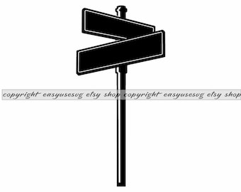 Street Sign SVG Street Sign DXF Street Sign Clipart Street - Etsy