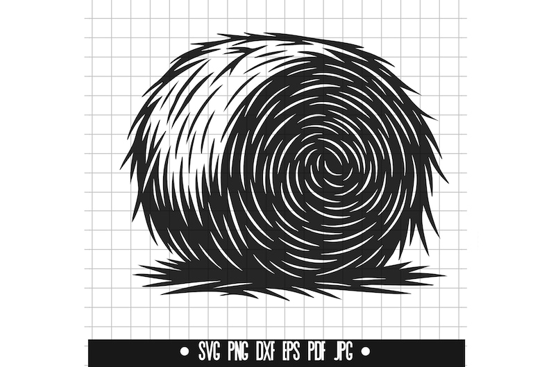 Hay Bale SVG, Farm DXF, Hay PNG, Rustic Cut File, Clipart, Digital File ...