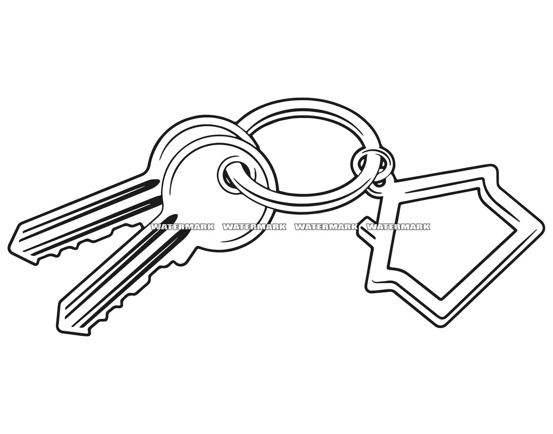 House Keys SVG House Keys Cut File House Keys DXF House Etsy UK