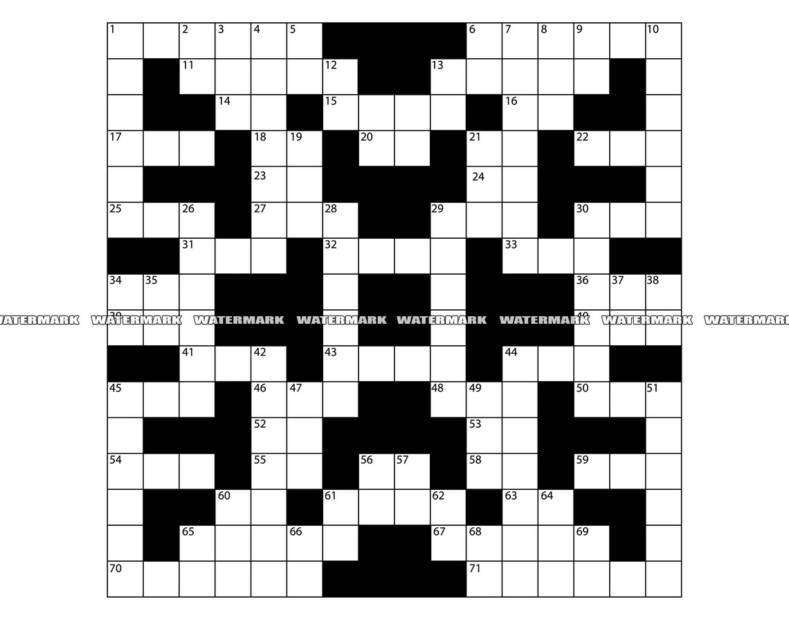 Crossword Puzzle SVG Crossword Puzzle Cut File Crossword Etsy