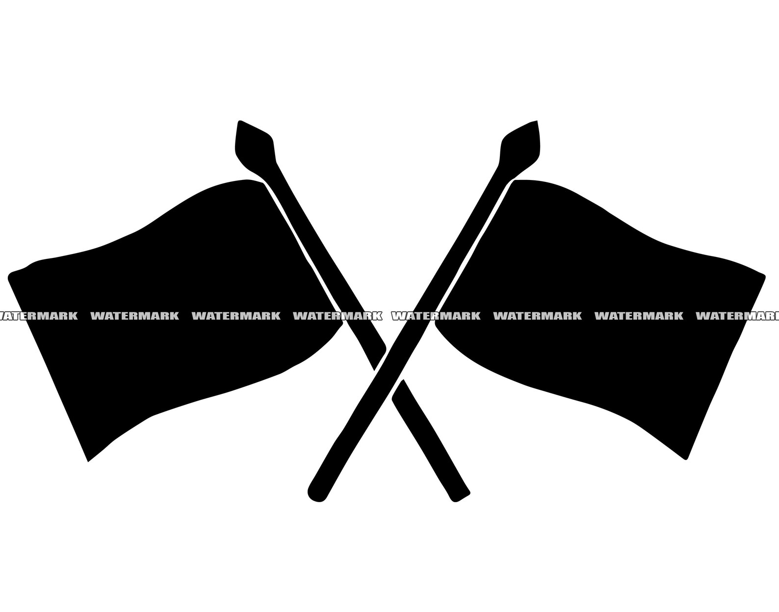 Crossed Flags SVG Crossed Flags Cut File Crossed Flags DXF Etsy