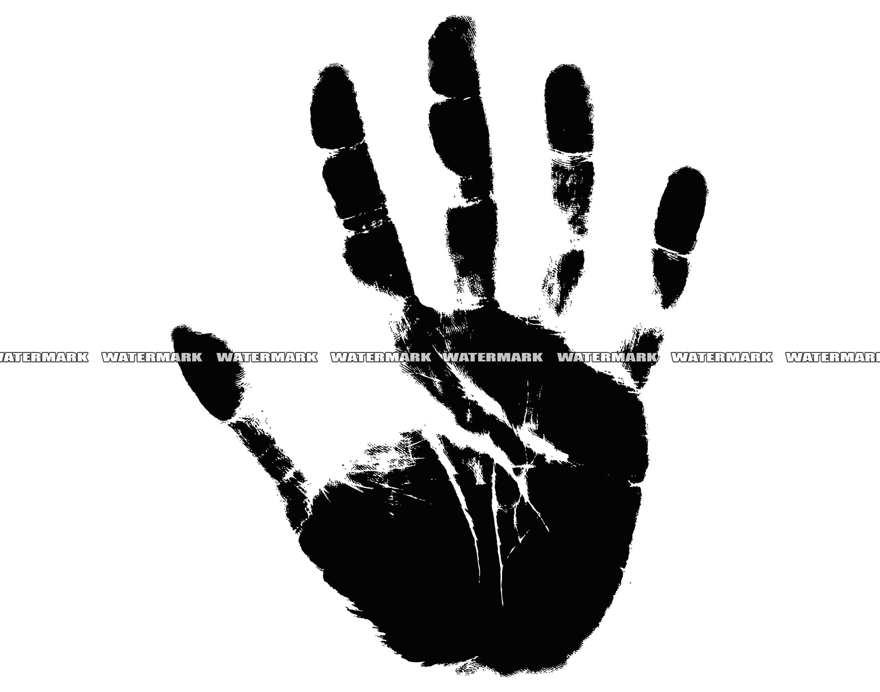 Handprint SVG Handprint Cut File Handprint DXF Handprint Etsy Australia