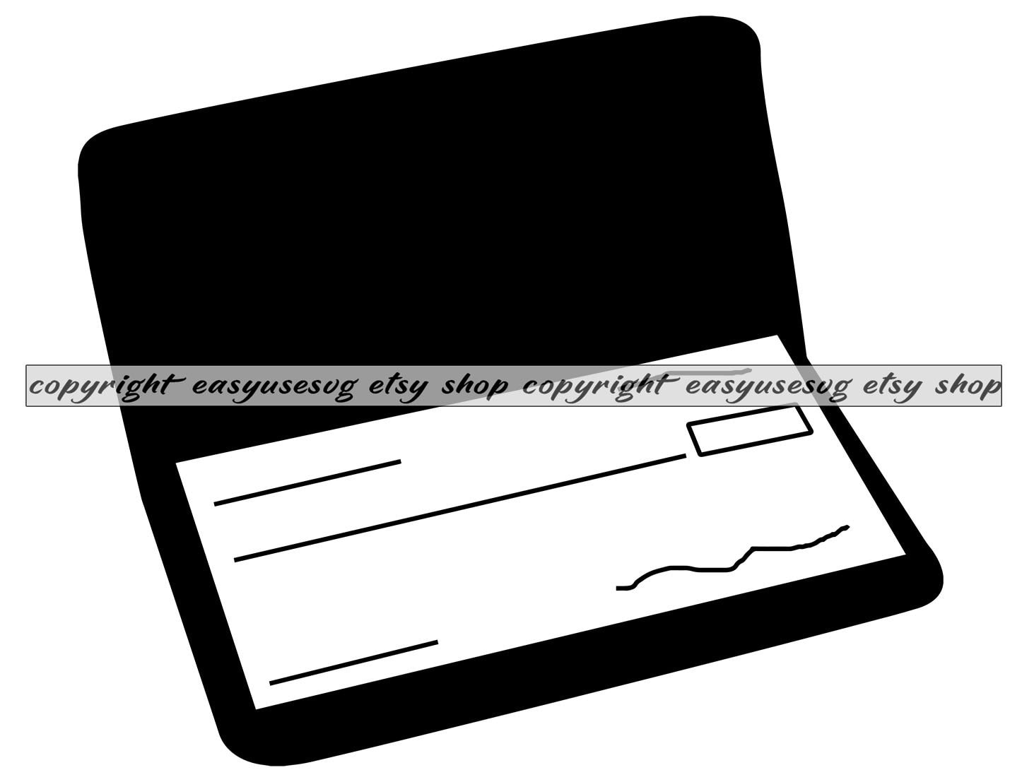 Checkbook SVG, Checkbook DXF, Checkbook PNG, Checkbook Clipart, Checkbook  Silhouette, Checkbook Cut File - Etsy Australia