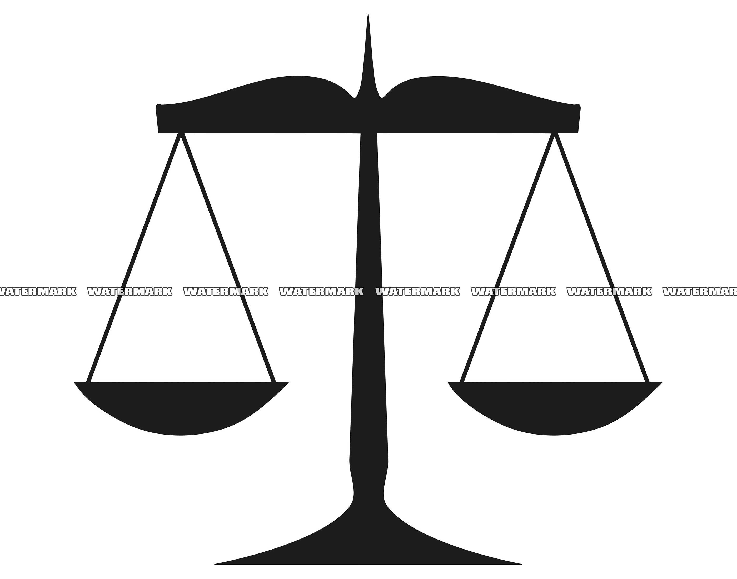 Scales of Justice SVG, Scales of Justice Cut File, Scales of Justice